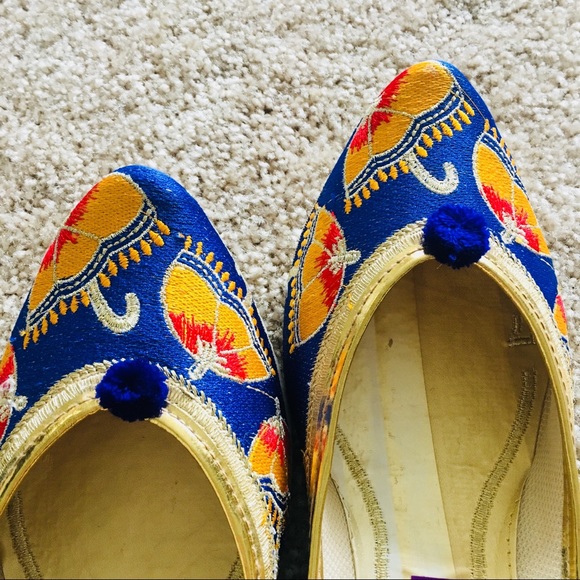 Thanksgiving discount ! Royal Blue Umbrella Jutti - Picture 6 of 8